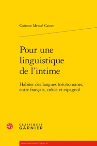 Pour Une Linguistique de l'Intime