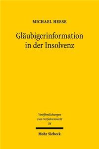 Glaubigerinformation in der Insolvenz