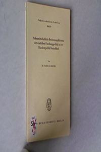 Aussenwirtschaftliche Bestimmungsfaktoren Der Staatlichen Forschungspolitik in Der Bundesrepublik Deutschland