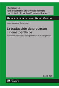 traducción de proyectos cinematográficos