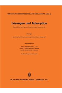 Lösungen Und Adsorption