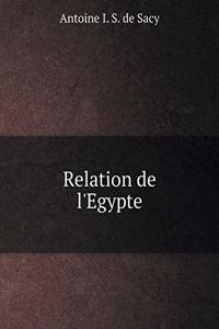 Relation de l'Egypte