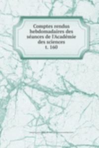 Comptes rendus hebdomadaires des seances de l'Academie des sciences