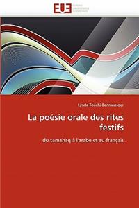 La Po�sie Orale Des Rites Festifs