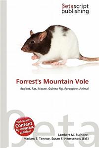 Forrest's Mountain Vole