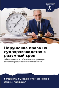 Нарушение права на судопроизводство в раз
