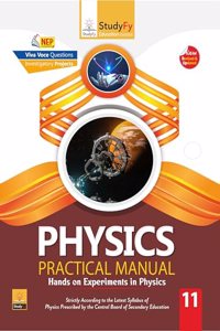 StudyFy CBSE Class 11th Physics Lab Manual for 2024 Exam