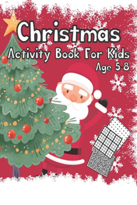 Christmas Activity Book for Kids Age 5-8