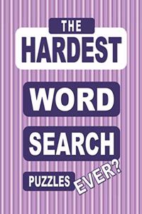 HARDEST Word Search Puzzles Ever?