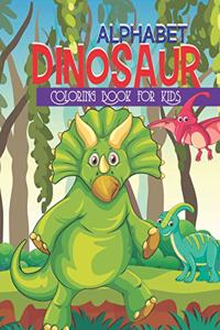 Alphabet Dinosaur Coloring Book for Kids