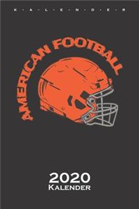 American Football Helm Kalender 2020