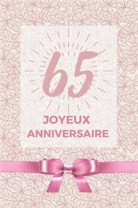 65 ans joyeux anniversaire