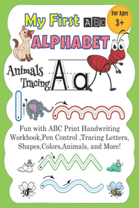 My First Alphabet Animal Tracing