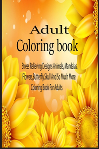 Adult coloring book