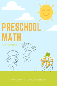 Preschool Math Workbook for Toddlers Ages 2-4