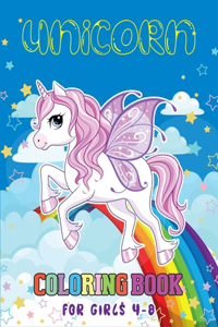 Unicorn Coloring Book for Girls 4-8