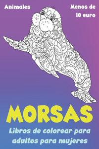 Libros de colorear para adultos para mujeres - Menos de 10 euro - Animales - Morsas