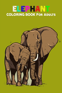 Elephant Coloring Books for Adults