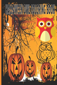 Halloween Owl Coloring Book
