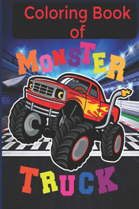 Coloring Book Of Monster Truck