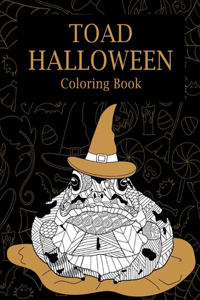 Toad Halloween Coloring Book