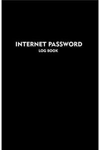 Internet Password Log Book