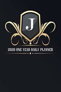 J - 2020 One Year Daily Planner