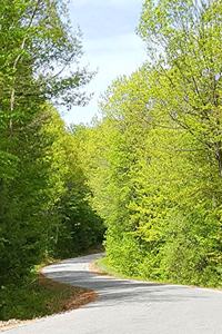 School Composition Book Winding Country Road Springtime