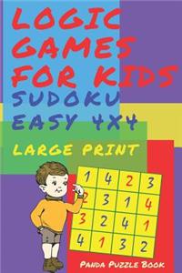 Logic Games For Kids - Sudoku Easy 4 x 4