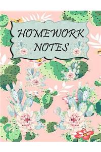 Homework Notes