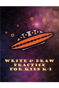 Write & Draw Practice Journal For Kids K-2