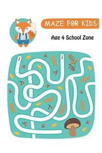 Mazes for Kids Age 4 School Zone