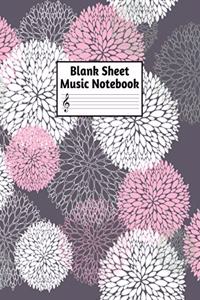 Blank Sheet Music Notebook