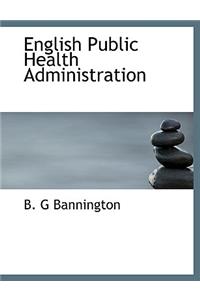 English Public Health Administration