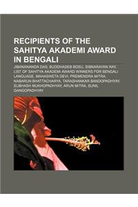 Recipients of the Sahitya Akademi Award in Bengali