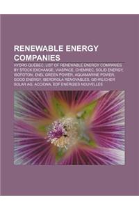 Renewable Energy Companies