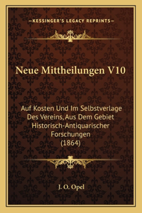 Neue Mittheilungen V10