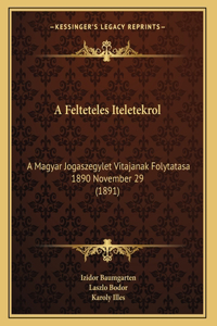 A Felteteles Iteletekrol