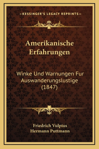 Amerikanische Erfahrungen