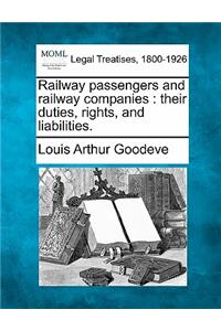 Railway Passengers and Railway Companies