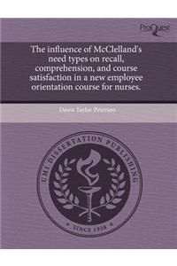 The Influence of McClelland's Need Types on Recall