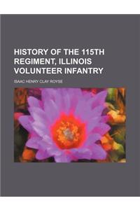 History of the 115th Regiment, Illinois Volunteer Infantry