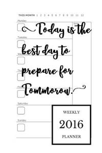 Weekly Planner 2016