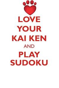 Love Your Kai Ken and Play Sudoku Kai Ken Sudoku Level 1 of 15