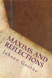 Maxims and Reflections