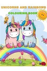 Unicorns and Rainbows Colouring Book