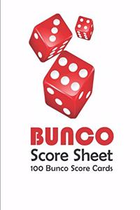 Bunco Score Sheets