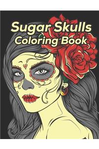 Sugar Skulls Coloring Book