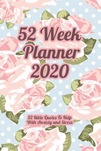 52 Week Planner 2020