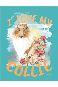 I Love My Collie Weekly Planner
